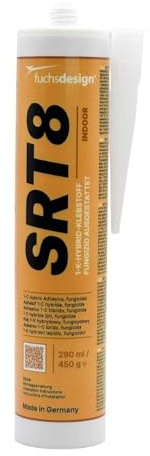 Fuchs Design Colle SRT8 Quick-Fix - Blanche - 290 ml - Nouvelle recette