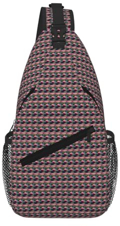 Spirit Of The Lotus tryck kors bröstväska lätt unisex för vandring daglig crossbody axelväska