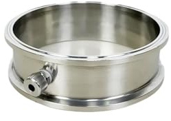 6 OD167mm Tri-clamp Pipe with Thermowell Nipple,H-50mm, Connection Fitting for Home Brewing,SS304(Adapter)
