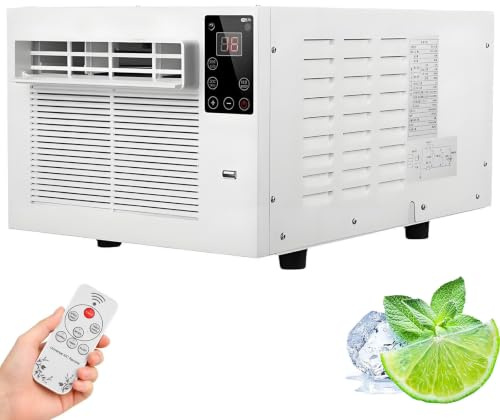 Portable Air Conditioner, 280W Air Con Unit with Cooling, Heating, Dehumidifier & Fan, App & Remote Control, Quiet Mobile AC for Bedroom, Office, Rental House, RV