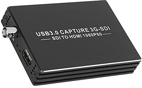 Sunydog Scheda di Acquisizione Video USB 3.0, Dispositivo Affidabile Compatibile con SDI a per Registrazione di Conferenze e Produzione Video, Design Portatile, 1 unità