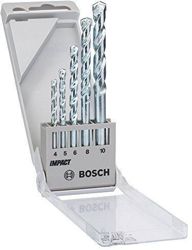 BOSCH 1609200228 Rundschaftbohrer 5tlg. Steinbohrer Set HM