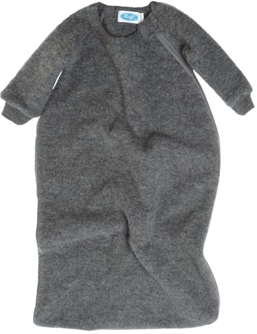 Reiff - Fleeceschlafsack mit Arm 74/80 in fels - erstellt von Wollbody®