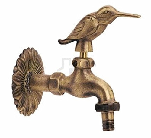 GRIFO JARDIN 1/2 DECORATIVO PÁJARO CON RACOR MANGUERA