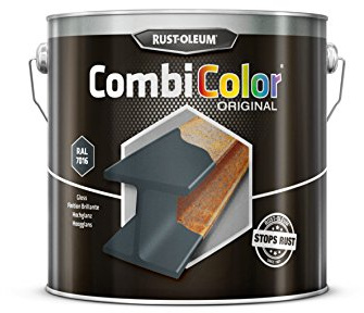 RUST-OLEUM 7389.2.5 COMBICOLOR metal protection, direct to rust, Anthracite grey