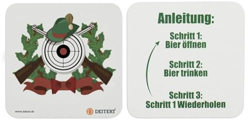Deitert Bierdeckel mit Schützenmotiv 100 STK.