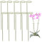 Kit 10 Tuteur Plante | Supports pour Plantes Grimpantes et Fleurs | Tuteur Vert | Aidez Vos Fleurs à Pousser | Tuteurs Tomates Jardin | Pieux à Orchidées, Amaryllis, Pivoines, Poivrons et Plus