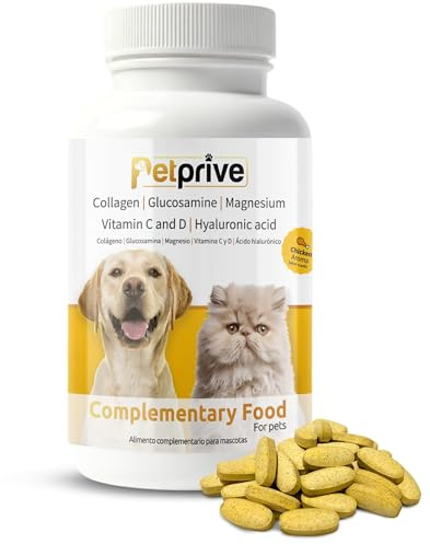 Petprive Condroprotector Perros y Gatos 180 Comp - Colageno y Glucosamina