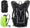 SPGOOD Fahrradrucksack 20L/25L/30L (9 Farben)-Wasserdichter Ultraleicht-für Damen & Herren Multifunktionaler-mit Regenschutzkappe/Helmabdeckung Rucksäcke MTB Mountainbike (Grauschwarz, 30L)