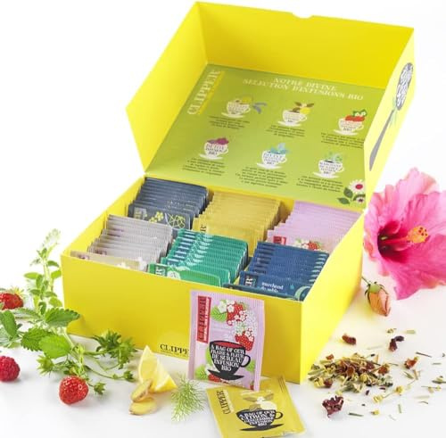 CLIPPER - Coffret Cadeau Découverte Infusion - Bio - 6 x 10 sachets | Ingrédients Bio - 100% naturels