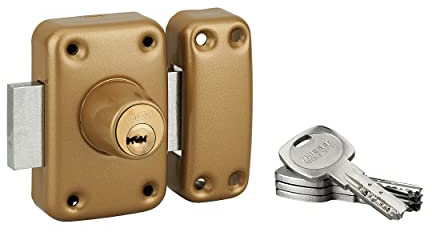 THIRARD - Verrou pour porte d'entrée vitrée Transit 2 à cylindre double 70 mm