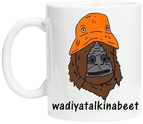 The Big Lez Sasquatch Weiß Keramik Becher Tasse Für Tee Kaffee White Ceramic Mug Cup For Tea Coffee