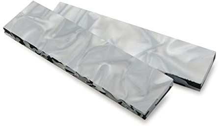 Woodriver Acrylic Knife Scale - 3/8 X 1-1/2 X 6 - Black & White