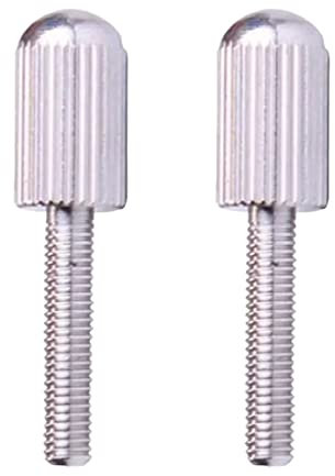 20 Stück M2/M2.5/M3/M4/M5/M6 Edelstahl-Rändelschrauben, handfeste Glas-Feststellschrauben für Vorhangfassaden, M2.5x6mm