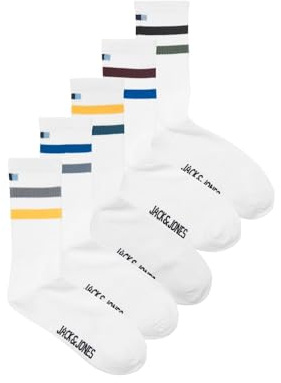JACK & JONES JACBRADEY TENNIS SOCKS 5 PACK