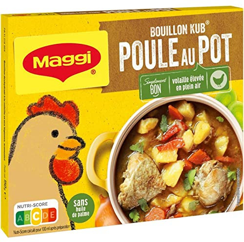 - Bouillon Poule Au Goût Savoureux - 150g de plaisir culinaire instantané pour vos plats mijotés - Un must-have pour les amateurs de cuisine creative ! - Lot De 4 - Vendu Par Lot