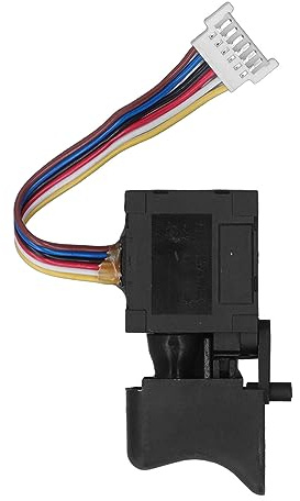Geschwindigkeitskontroll-Bohrschalter, Universeller Bürstenloser Elektrischer Bohrgeschwindigkeitskontroll-Druckknopf 42 V mit Kleinem Licht für Kippschalter