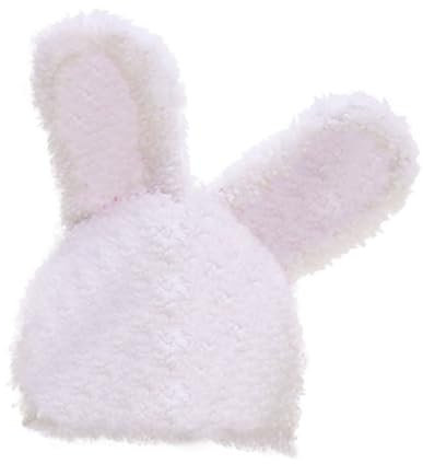 YARNOW 2 STK Hut mit Hasenohren Kleid für Kinder Helme für Erwachsene tiermütze Tier kostüm Haustier Kappen Katzen-Cosplay Katzenkopfbedeckung Hasen Ohren dekorativer Hut Polyester Weiß