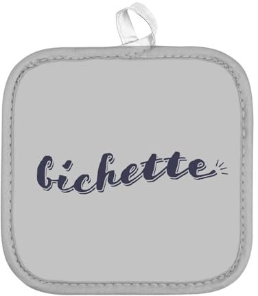 Manique de Cuisine - Bichette Humour Animaux Expression - (17 x 17 cm)