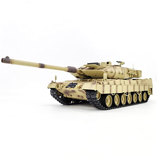 HOPBLOCK 1/16 2.4G Deutscher Leopard 2A7 Kampfpanzer Modellbau Militär Panzer, mit Raucheffekten, Panzer Spielzeug Modellbausatz für Erwachsene