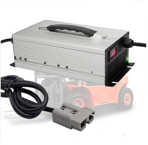 WLEJSL Chargeur Batterie pour Chariot Élévateur 48 V 30 A avec Prise Anderson 50 A/120 A/175 A/350 A Chargeurs Batteries au Plomb Acide pour Chariot Élévateur Électrique Voiture,50a