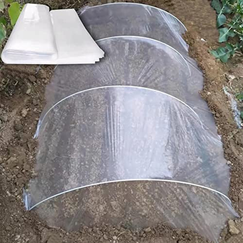 Bâche de protection en plastique transparent et imperméable pour serre, tunnel agricole, peinture 8 x 13 m, résistante à la poussière