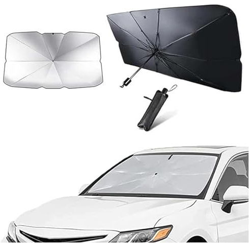 YMYQF Car Windshield Sun Shade Umbrella for Ford Galaxy '06 2006-2015, Sun Shield Cover Sun Visor Full Cover Front Windscreen Sun Shade Protector
