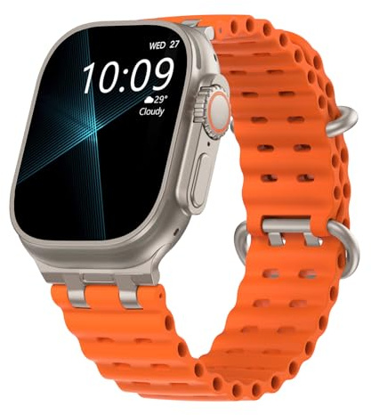 TiMOVO Bracelet Ocean Compatible avec Apple Watch Ultra 3/2/1 49mm, Bracelet Sport Respirant avec Connecteur Métallique Amélioré pour Hommes et Femmes
