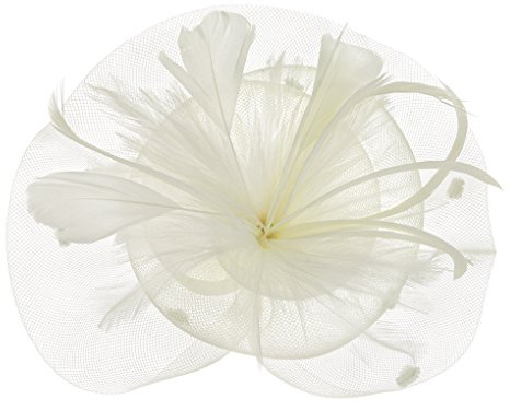 Damen Fascinator Hanf Hut atmungsaktiv Braut Blumen Kopfschmücke Brautschmuck Haar Clip Hut für Party Kirche Hochzeit Festival