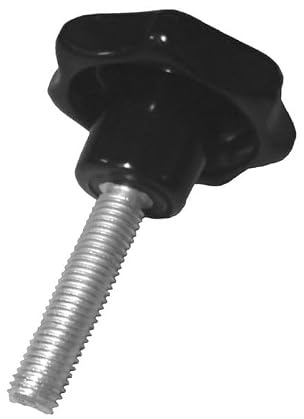 2 Stück Sterngriffschraube M12 x 40 mm DIN6336 A schwarz Ø63