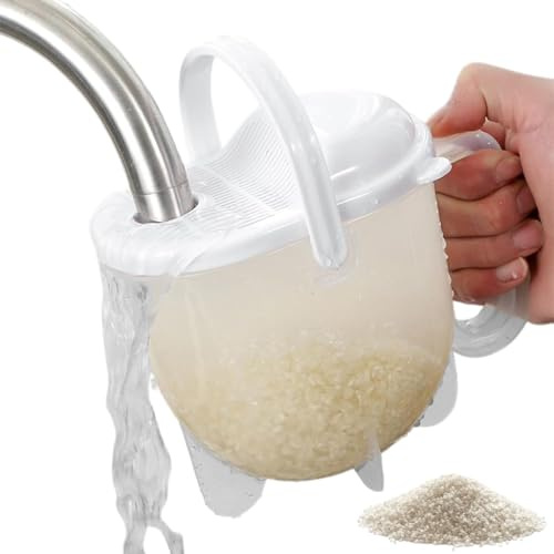 Passoire à riz pour cuisine, distributeur de laveuse de riz, passoire à laveuse passoires pour céréales, légumes, fruits, riz, haricots et lentilles