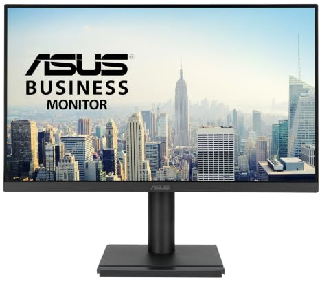 ASUS VB249QG - Monitor de Negocios (24 Pulgadas, IPS, Full HD, sin Marco, 120 Hz, sincronización adaptativa, MPRT de 1 ms, HDMI, DisplayPort, VGA, Low Blue Light, Flicker Free, ergonómico, Montaje en