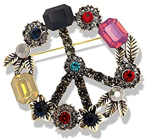 Brosche 3 Stück Perle Antik Gravierte Kreuz Blume Schwarze Perle Rubin Farbe Schatz Retro Brosche Weiblich