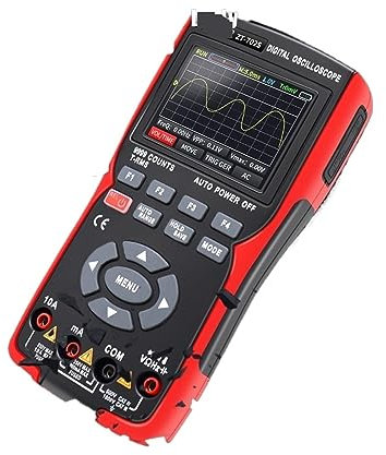 Oscilloscope numérique, Multimètre numérique Auto True RMS Tranistor Probe Multimetro Meter Oscilloscope de stockage de données de forme d'onde 48M / S Portable et facile à utiliser(Test probe)