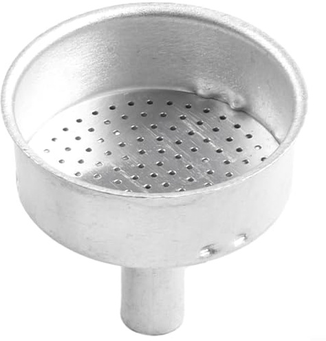 Filtre entonnoir de rechange en aluminium pour cafetière expresso 1, 2, 3, 6, 9, 12 tasses, joint d'étanchéité pour cafetière, filtre entonnoir (100 ml)
