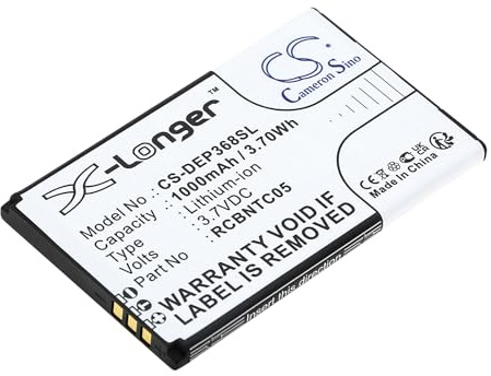 Cameron Sino Ersatz Akku für Doro Primo 368 PN:Doro RCBNTC05 1000mAh / 3.70Wh
