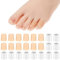 24 fundas de silicona para dedos de los pies, almohadillas protectoras de gel suave para dedos de los pies, protectores de maíz, almohadillas de tubo para dedos de los pies en martillo, callos y