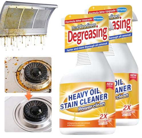 Kitchen Cleaner Spray, 2025 New Kitchen Foam Cleaner, Heavy-Duty Foaming Degreaser, Multifunctional Foam Cleaner Stubborn Stains Cleaner, Domestic Cooktops, Grime & Grease (1)