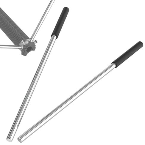 Barres d'enroulement de porte de garage | Tige de réglage de la tension à ressort | Outil d'entretien de garage | Favorise les mesures de sécurité | Compact | 43,69 cm | Parfait pour les adultes