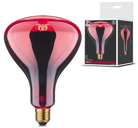 Paulmann 20126 Glühbirne Infrarot E27 230V 110lm 250W 1000K dimmbar Rot