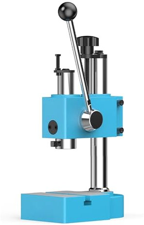 YOPNDFR 12,6 Zoll maximale Höhe, 0,5 Tonnen schwere manuelle Dornpresse, Metall-Handpresse for Perforieren von Leder, Tischdornpresse mit automatischem Rückprallgriff(660lb/300kg)