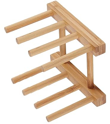 Sosoport 2pcs Kitchen Dish Rack Drying Drainer Wood Drain Rack Dish Shelf for Sink Strainer