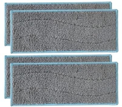 Wet Mopping Pads, Compatible for Roomb,Compatible for Braava, Jet M6 Robot Vacuum Cleaner, Washable Mop Cloths Rags Pads Replacement Accessories Parts Mop Cloth(4pcs)