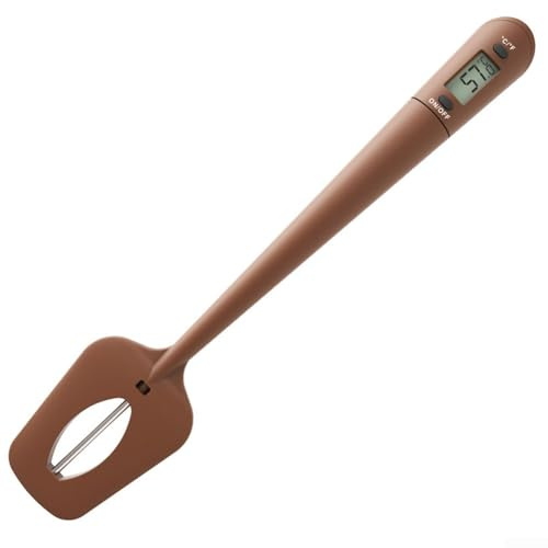 Spatola digitale 2 in 1 con termometro per zucchero, con ampia gamma di temperature e materiali per cucinare e fare caramelle