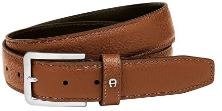 Aigner Gürtel Luca Casual silber 126184, cognac
