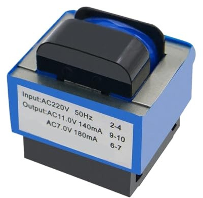 Transformador De Horno Microondas CA 220V A 11V/7V 140mA/180mA PT-6329A De 7 Pines De Piezas De Horno Microondas