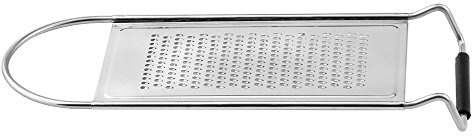 Weis 16141 Kartoffel-/Käsereibe Fein, Edelstahl, Silber, 30 x 11 x 2 cm