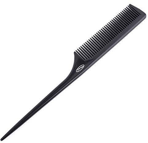 Fine Lines Tail Comb – Rat Tail for Parting & Styling – Fine Tooth Heat-Resistant Tool for Afro, Curly or Wet Hair – Antistatic Unisex Haircare Accessory for Sectioning, Detangling & Salon Use