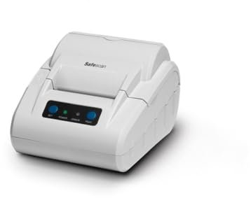 Safescan TP-230 Thermodrucker (grau) zum Ausdrucken der Zählergebnisse der Safescan Geldzählmaschinen - Banknotenzählern - Münzzählern - Münzsortierern - Geldwaagen
