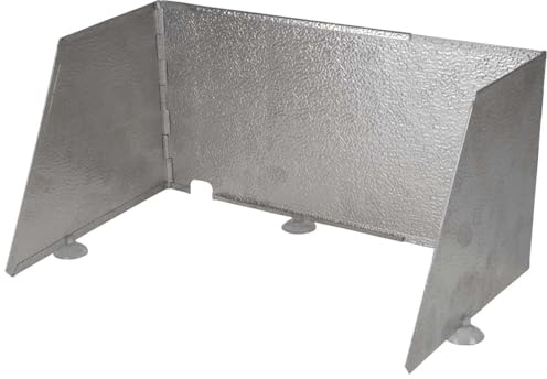 Crespo Windschutz für Küchenschrank AL 105, Silber